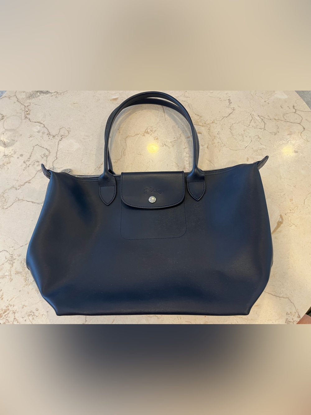 Longchamp Le Pliage City Tote Coated Canvas